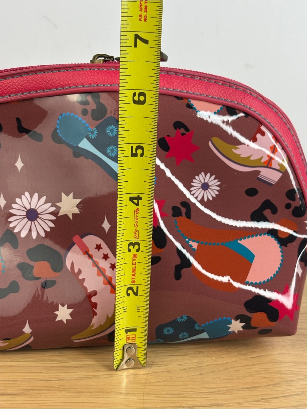 Catchfly Studios Jelly Dome Vintage Hats and Boots Cosmetic Bag LIKE NEW! - Picture 11 of 13